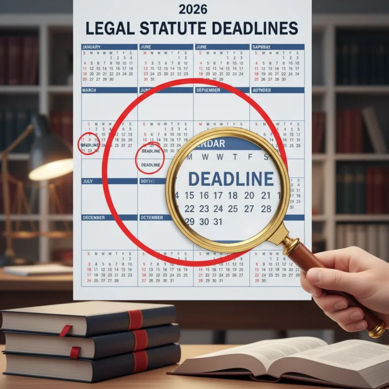 Calendar 2026 highlighting debt statute of limitations