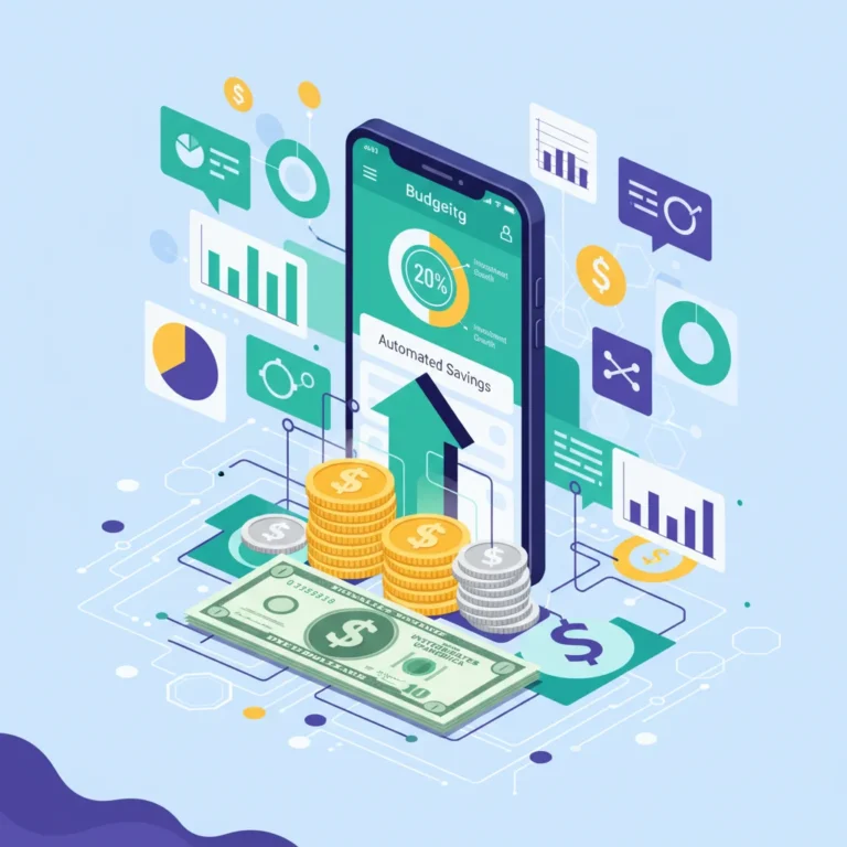 Digital tools for automated budgeting and financial savings