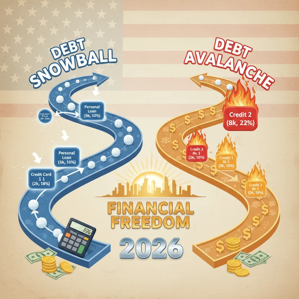 Debt Snowball vs Avalanche: Which Saves US Consumers More in 2026?