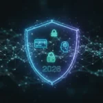 Digital shield protecting personal data in 2026 from phishing attacks