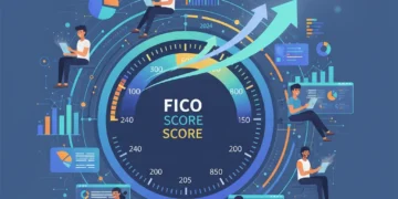 FICO Score Changes 2026: What You Need to Know Now FICO Score dial with '2026' highlighted, symbolizing future credit score changes and financial impact.