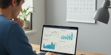 Mastering Debt-to-Income Ratio: Your 2026 Financial Health Blueprint Person analyzing financial data for Debt-to-Income Ratio in 2026