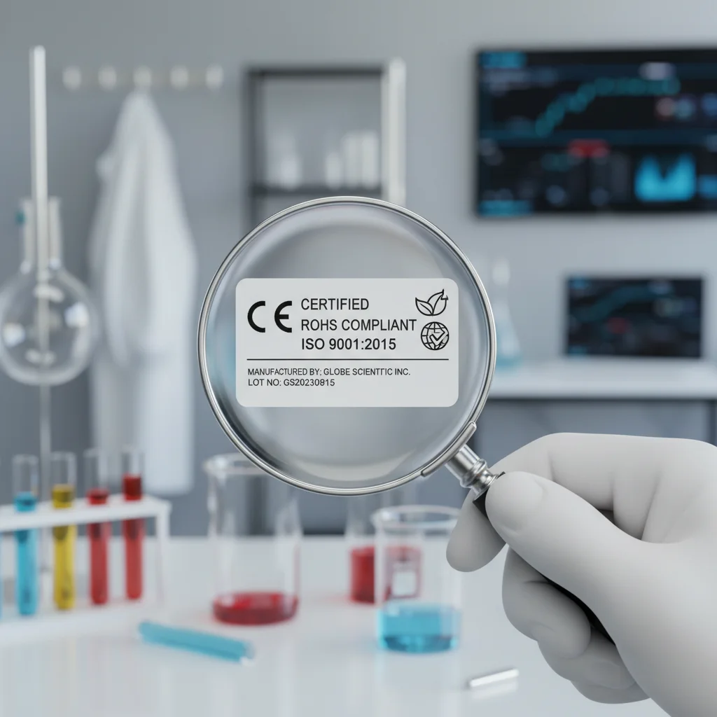 Inspecting product label for safety information