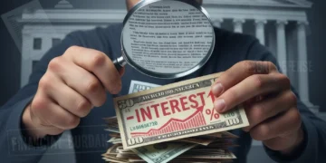 Person struggling with high-interest debt, seeking legal protection