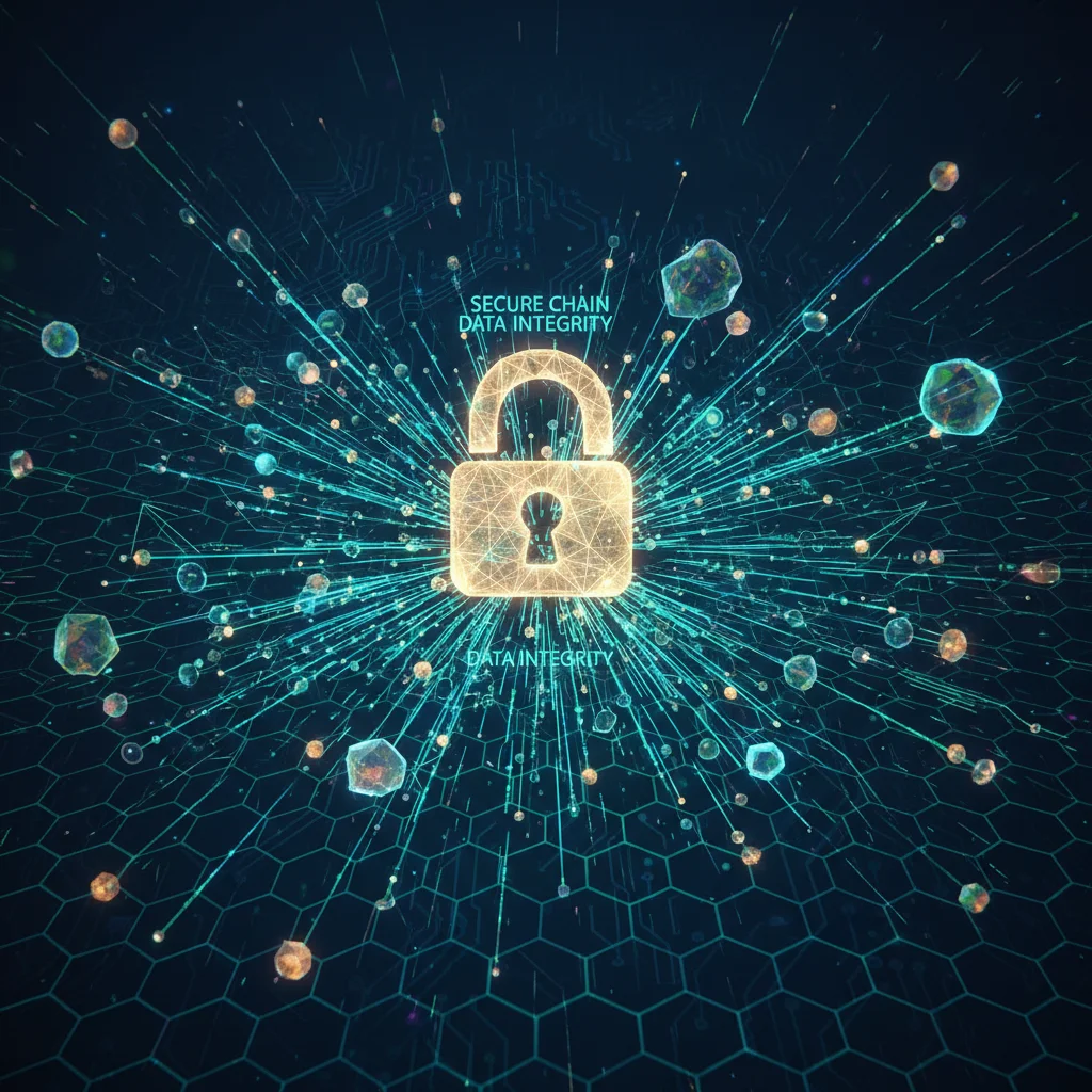 Secure data flow with blockchain and encryption for identity protection