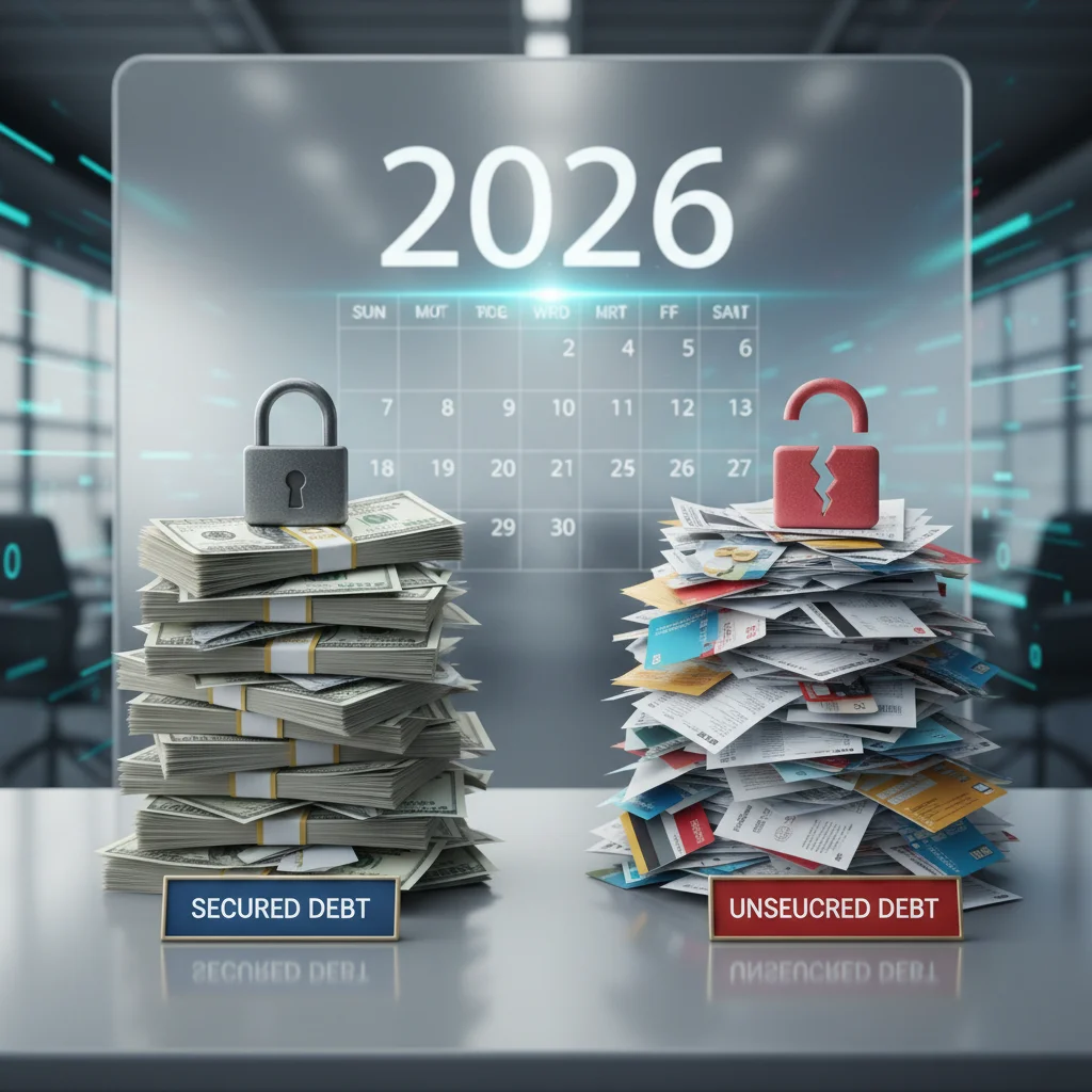 Secured vs. Unsecured Debt: Essential Guide for 2026 Debt Management