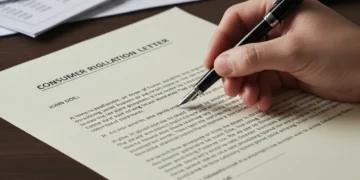 Hand writing a debt validation letter to challenge a collection account
