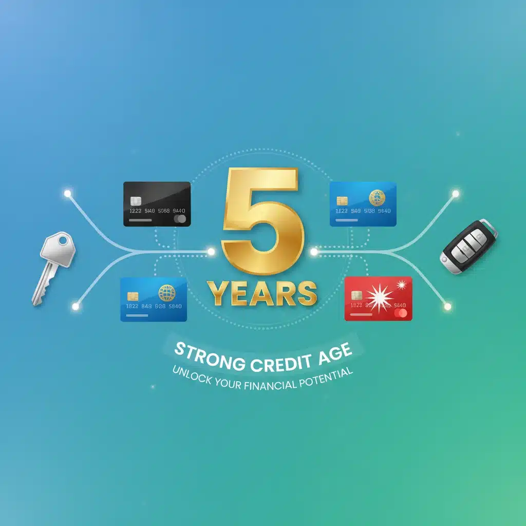 Credit Age: 5-Year Average Account History Impact on Your Score