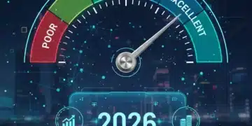 FICO Score 10 T: Decoding New Credit Data Points in 2026 FICO Score 10 T meter showing high credit score, digital data points, and 2026 calendar.