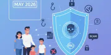FTC Consumer Alerts May 2026: Protect Yourself from Emerging Scams FTC consumer alerts May 2026 shield protecting family from digital scams